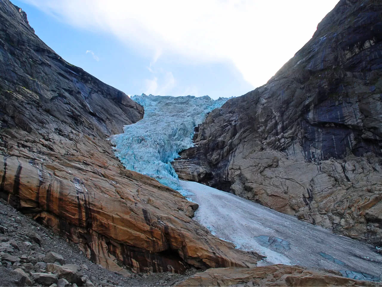 布利斯達冰河Briksdal Glacier